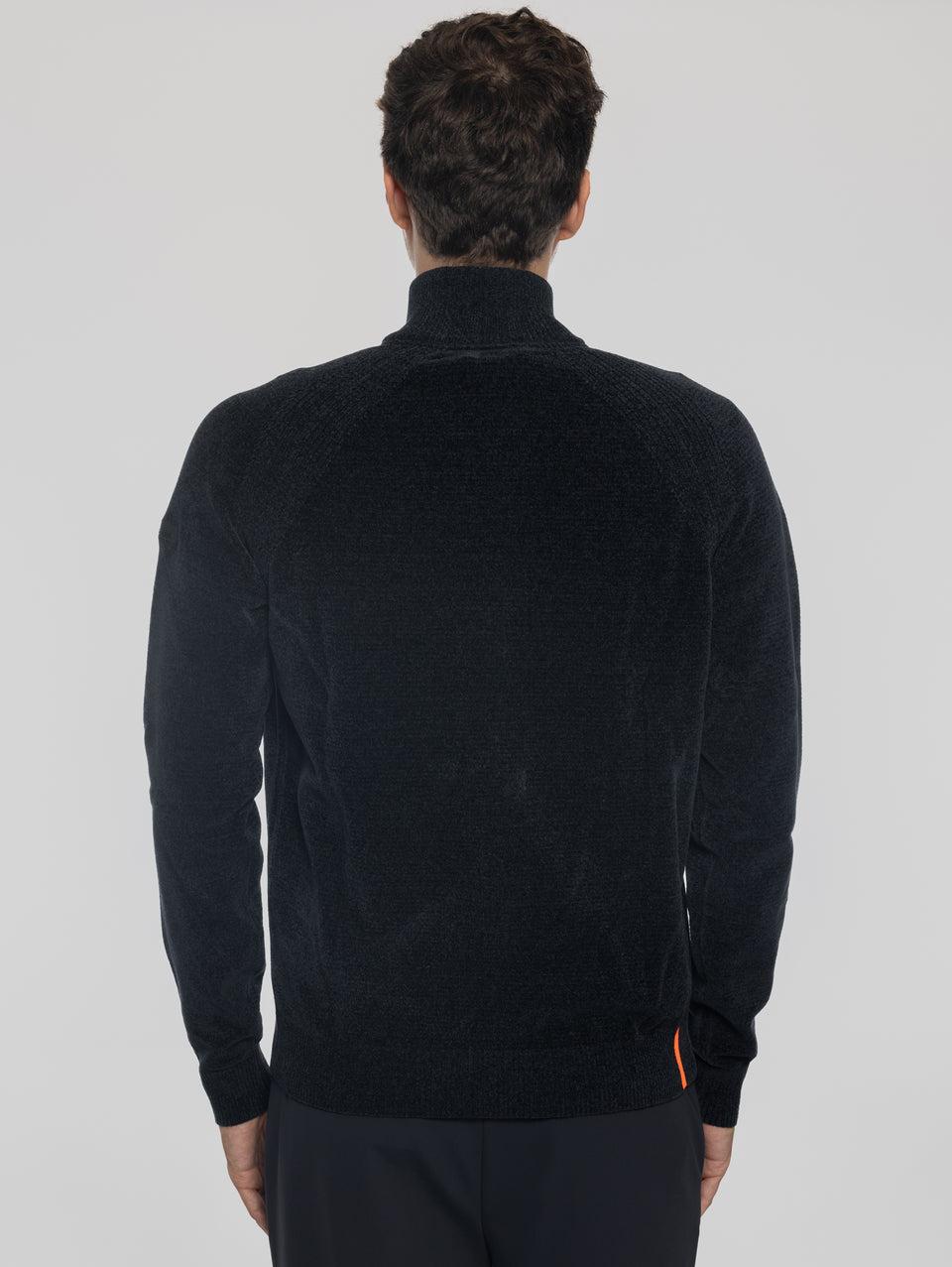 RRD Cardigan in Ciniglia Rasata Blu Sottocosto