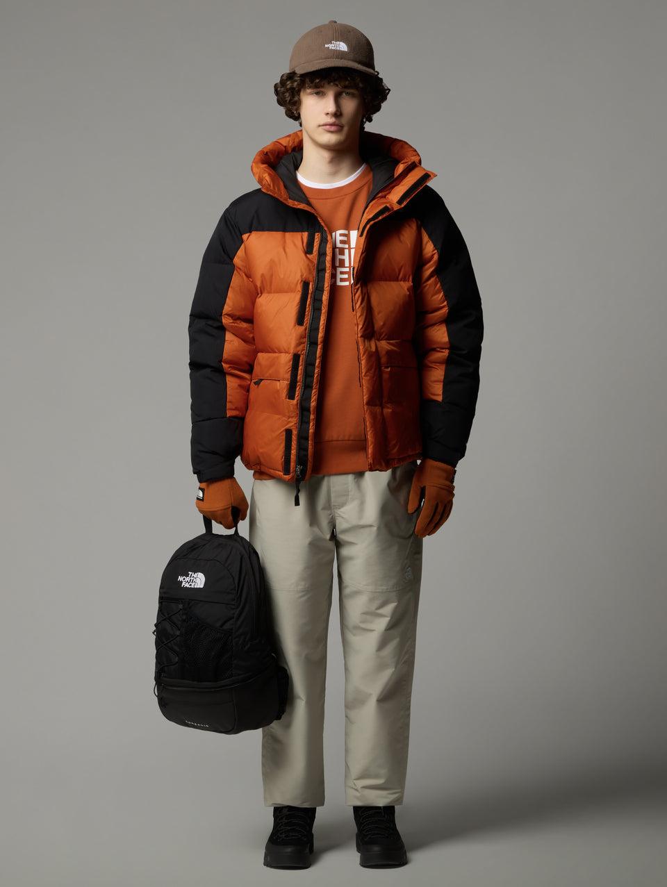THE NORTH FACE Piumino con Cappuccio Color Block Himalayan Terra/Nero Italia