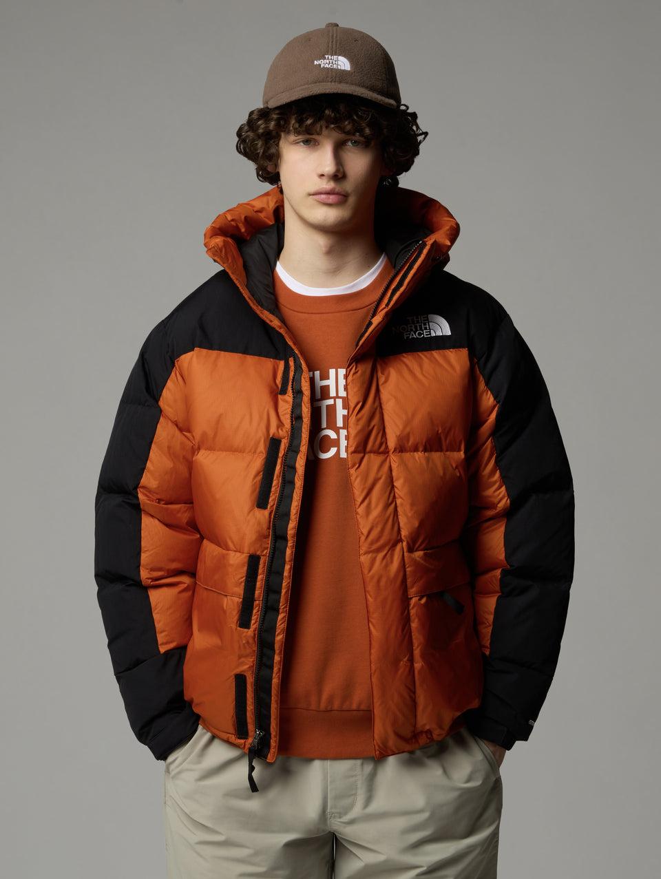 THE NORTH FACE Piumino con Cappuccio Color Block Himalayan Terra/Nero Italia