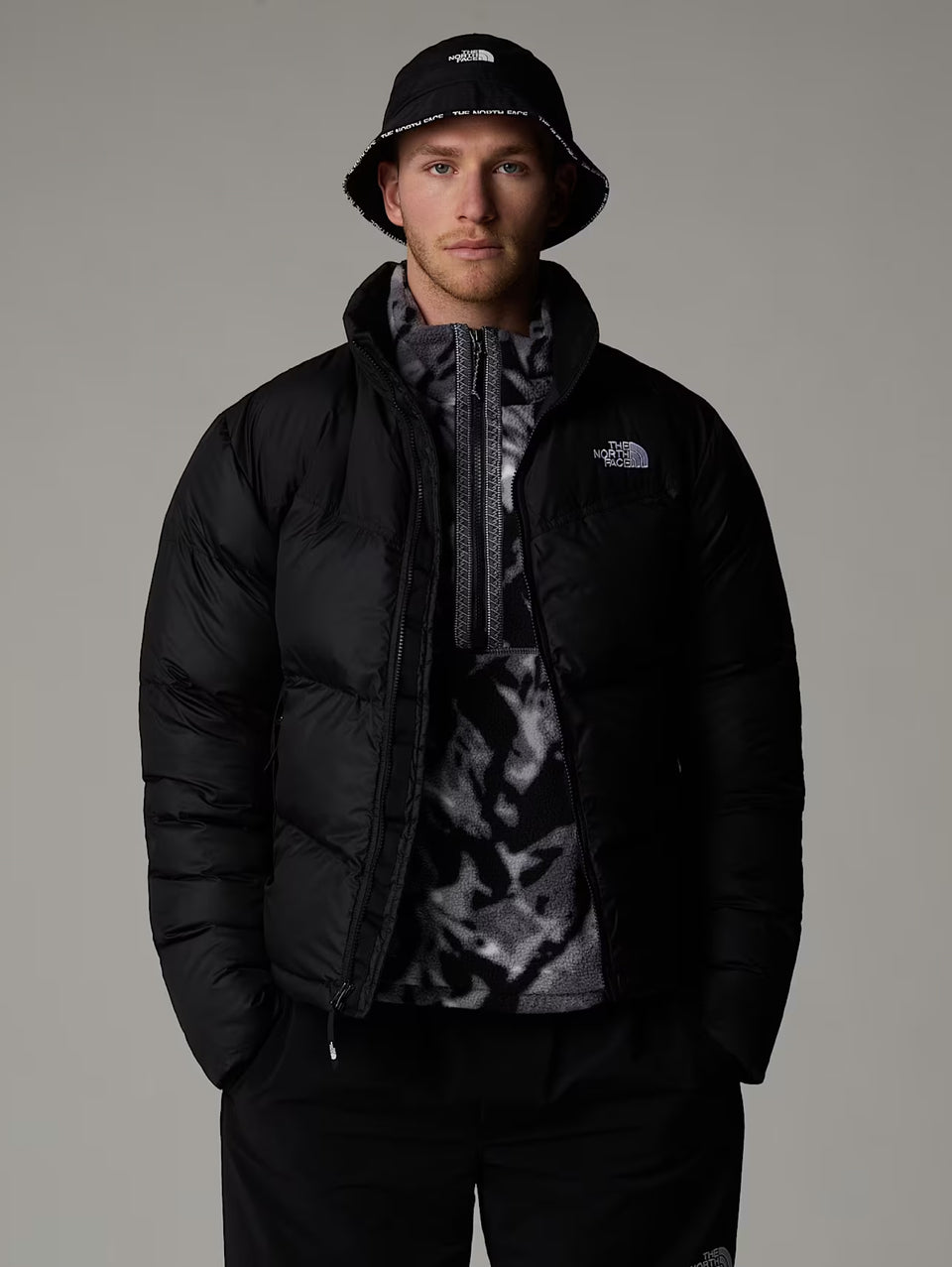 THE NORTH FACE Piumino Squadrato Saikuru da Uomo Nero Promozione