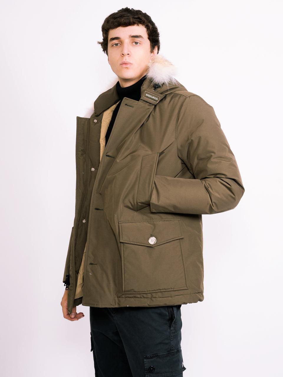 WOOLRICH Giaccone Anorak in Ramar Verde Negozi Online