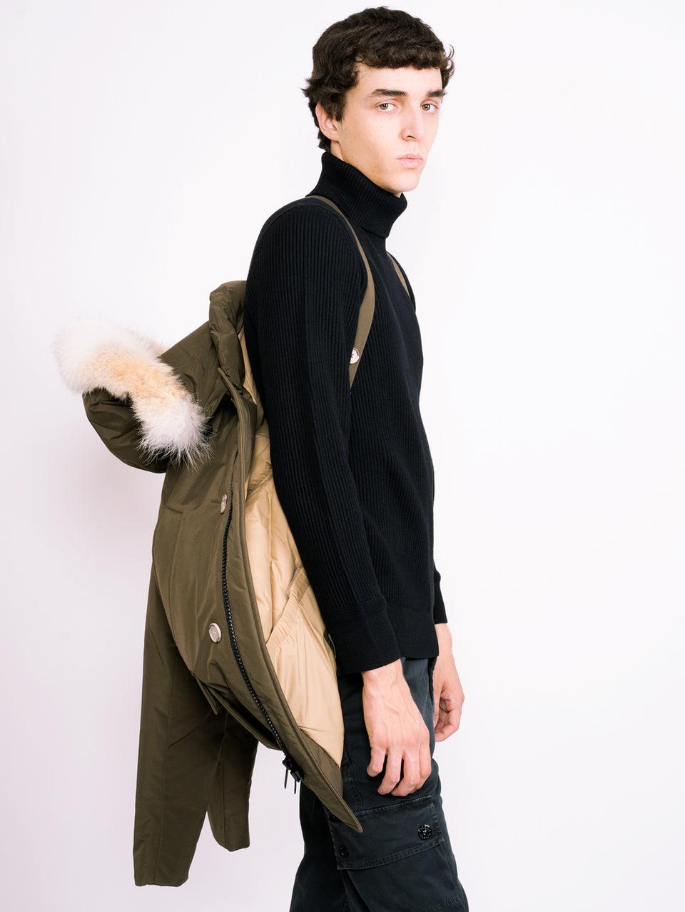 WOOLRICH Giaccone Anorak in Ramar Verde Negozi Online