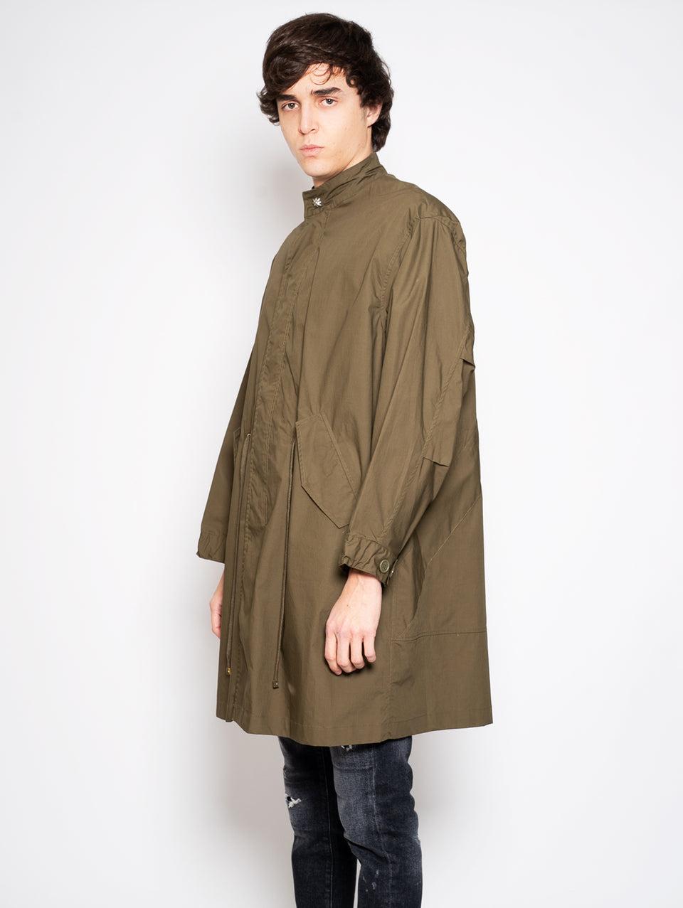 JOHN RICHMOND Parka Oversize Verde Promozione Limitata