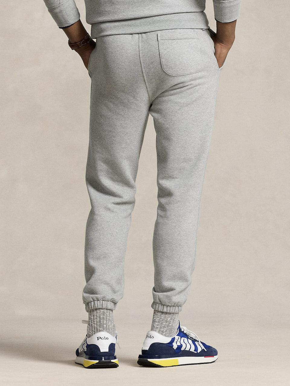 RALPH LAUREN Pantaloni Joggers in Misto Cotone Grigio Shopping Online