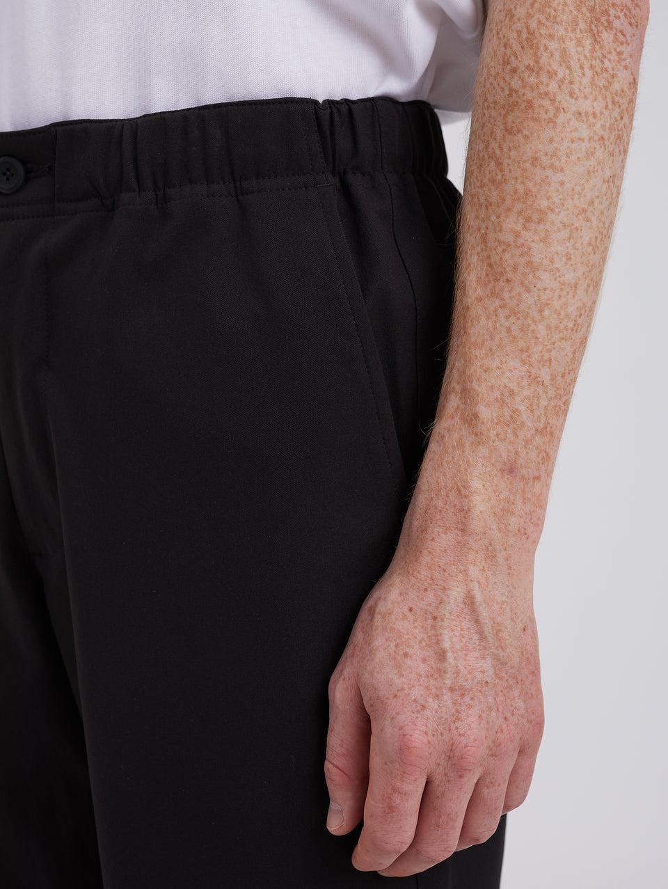 NORSE PROJECTS Pantaloni in Solotex con Elastico in Vita Nero Online