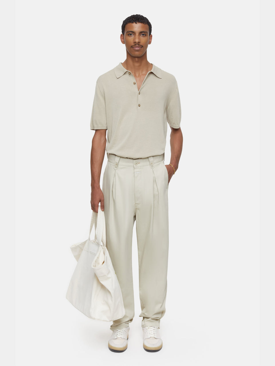 CLOSED Polo in Cotone Extrafine Sabbia 2025