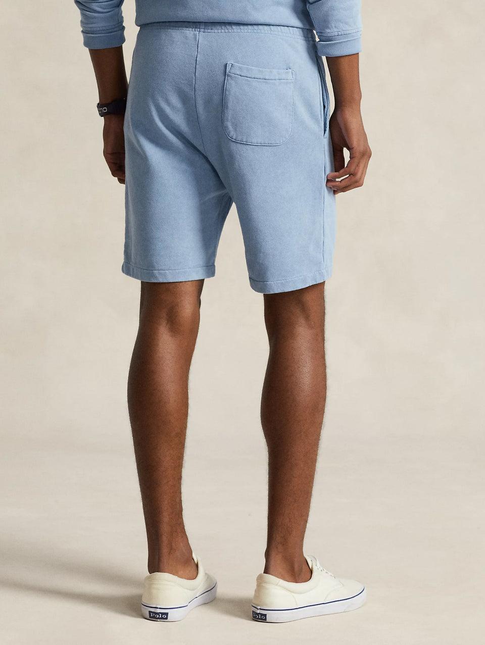RALPH LAUREN Shorts in Cotone Loopback Celeste Soddisfazione Garantita