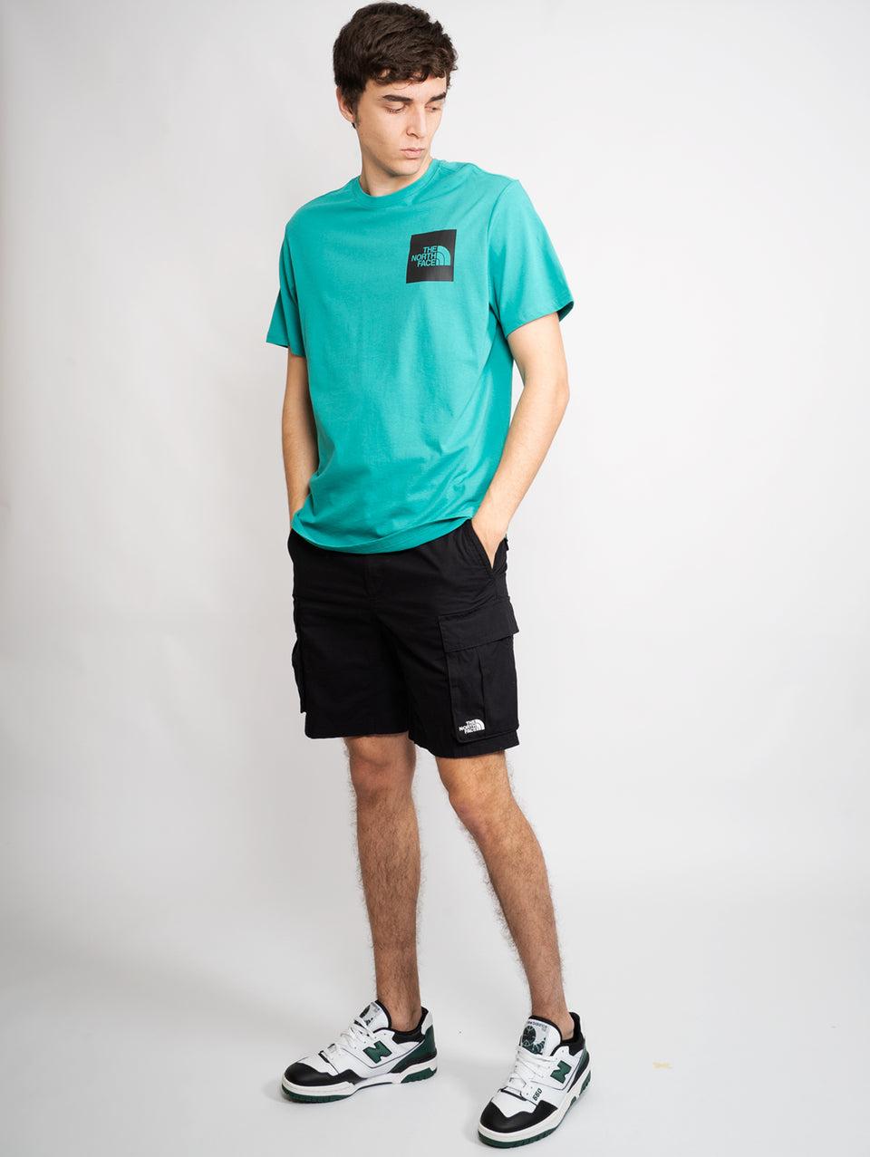 THE NORTH FACE Shorts Cargo in Cotone Ripstop Nero Consegna Veloce