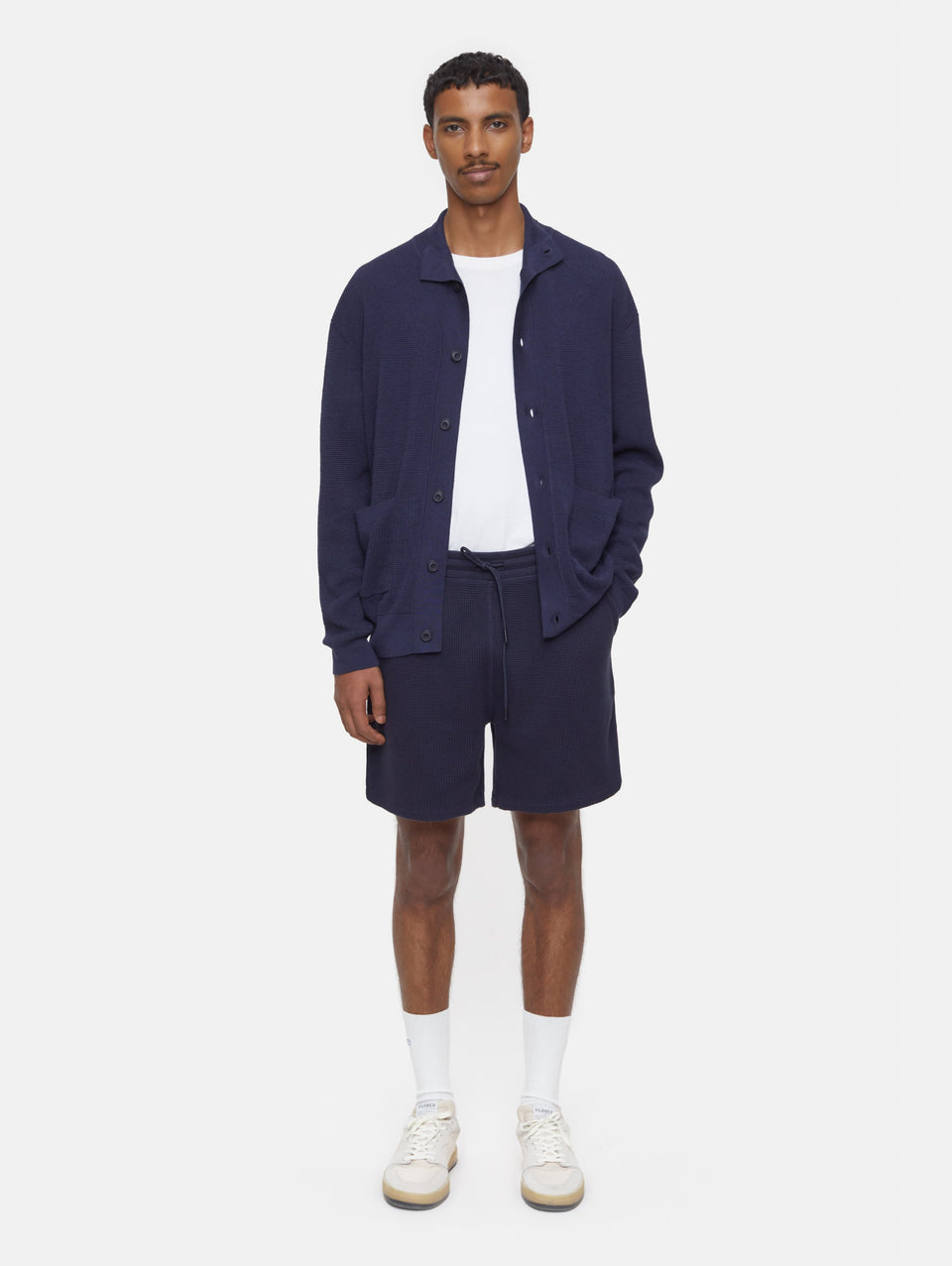 CLOSED Pantaloncini in Maglia Waffle Blu Affare Del Giorno