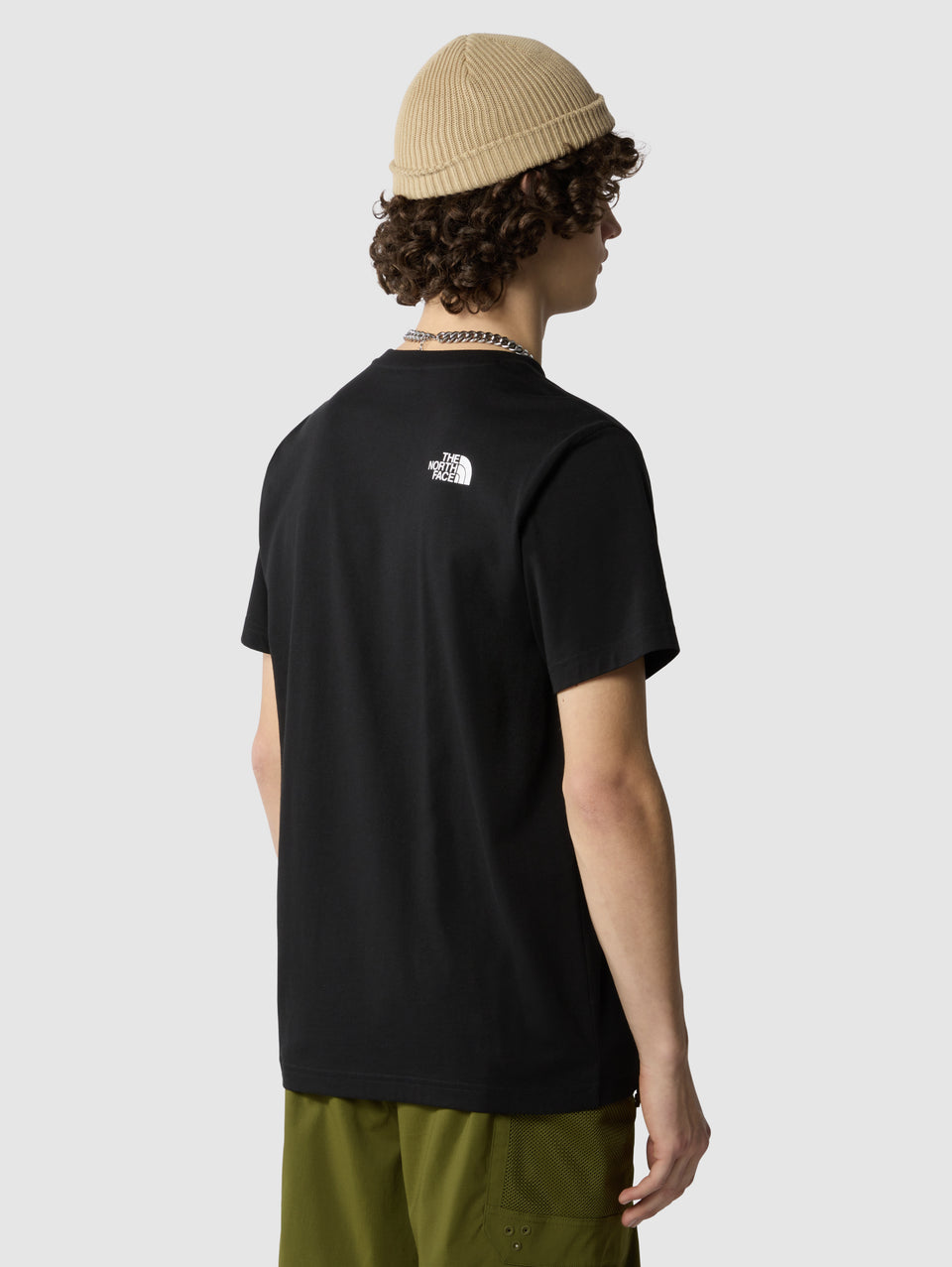 THE NORTH FACE T-shirt Regular Fit con Logo Nero Presa