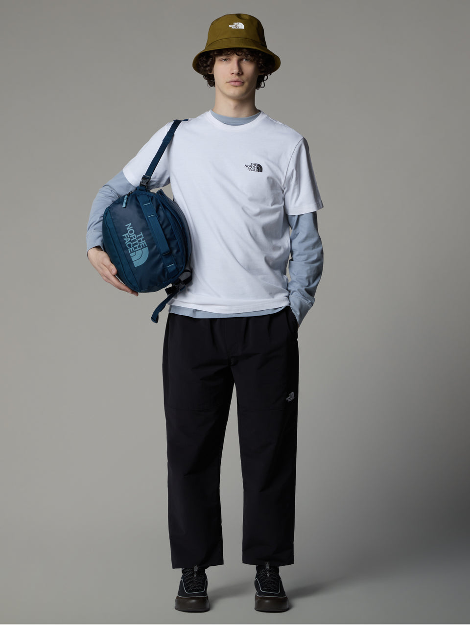 THE NORTH FACE T-shirt Regular Fit con Logo Bianco Sconto