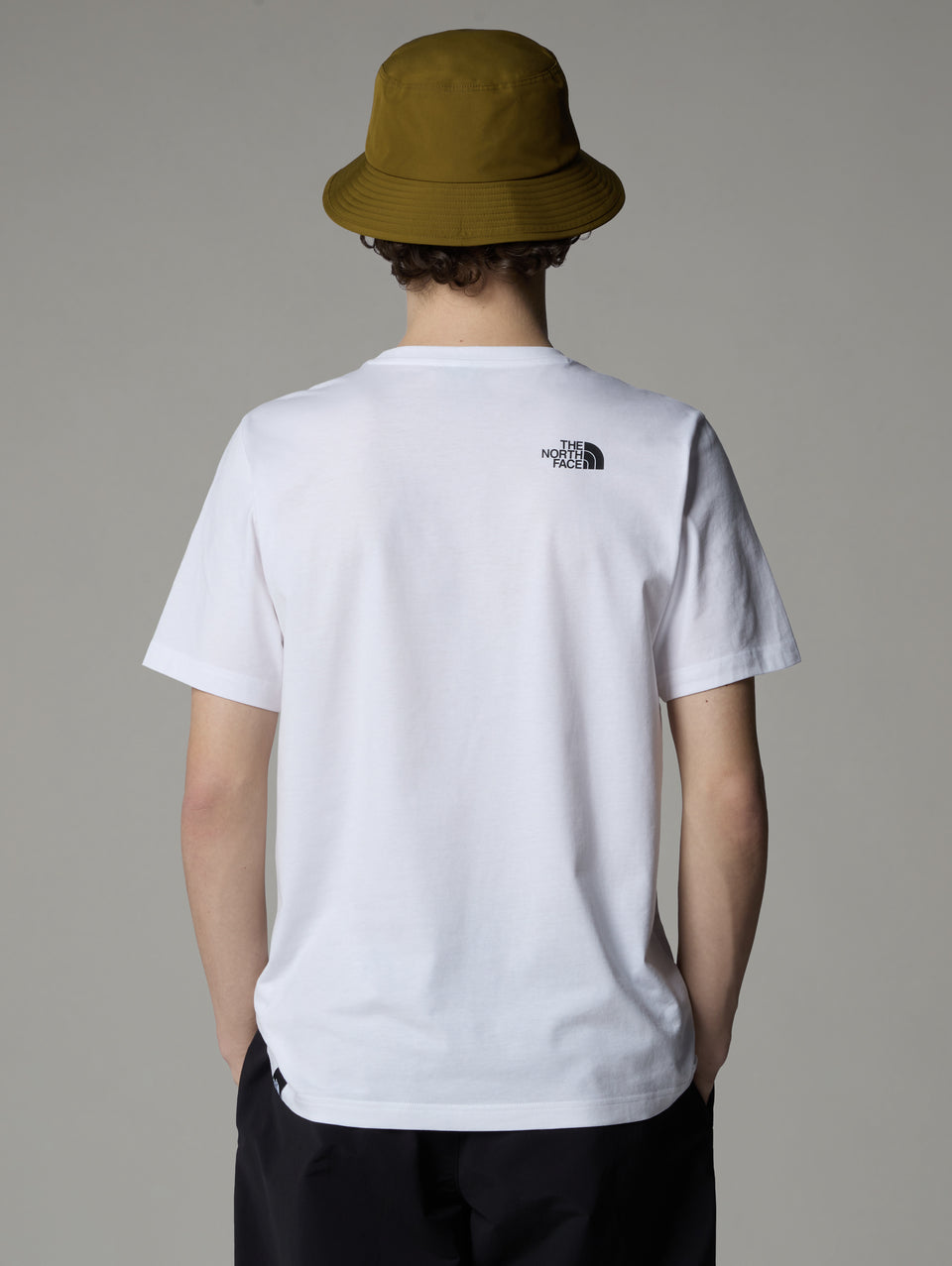 THE NORTH FACE T-shirt Regular Fit con Logo Bianco Sconto