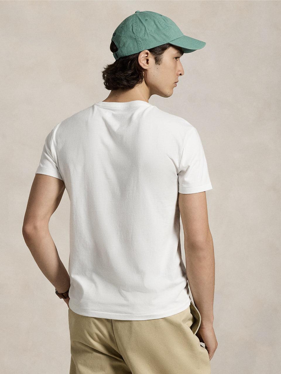 RALPH LAUREN T-shirt in Cotone Basica Bianca Online