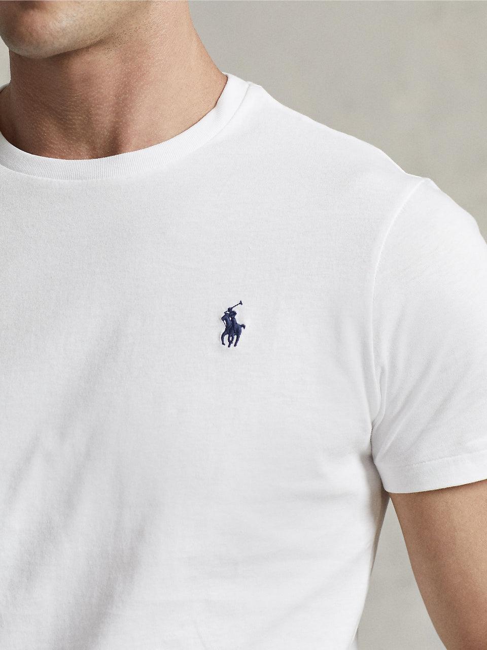RALPH LAUREN T-shirt in Cotone Basica Bianca Online