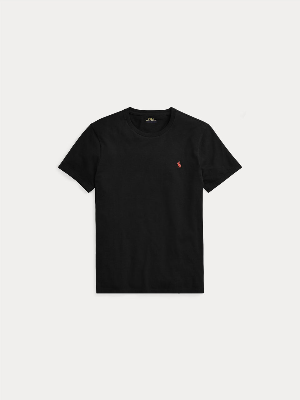 RALPH LAUREN T-shirt in Cotone Basica Nero In Vendita