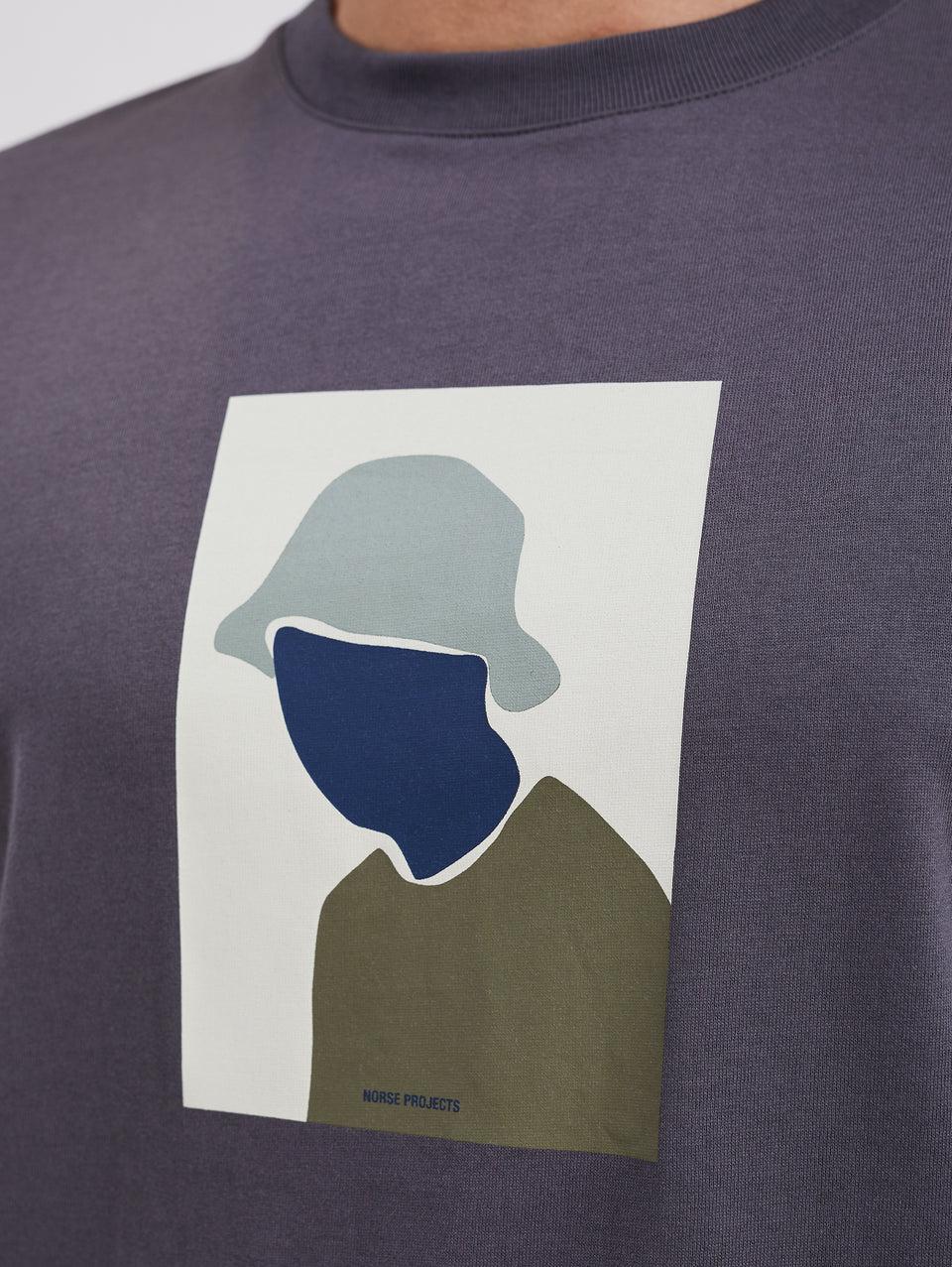 NORSE PROJECTS T-shirt con Stampa Serigrafata Grigio Saldi