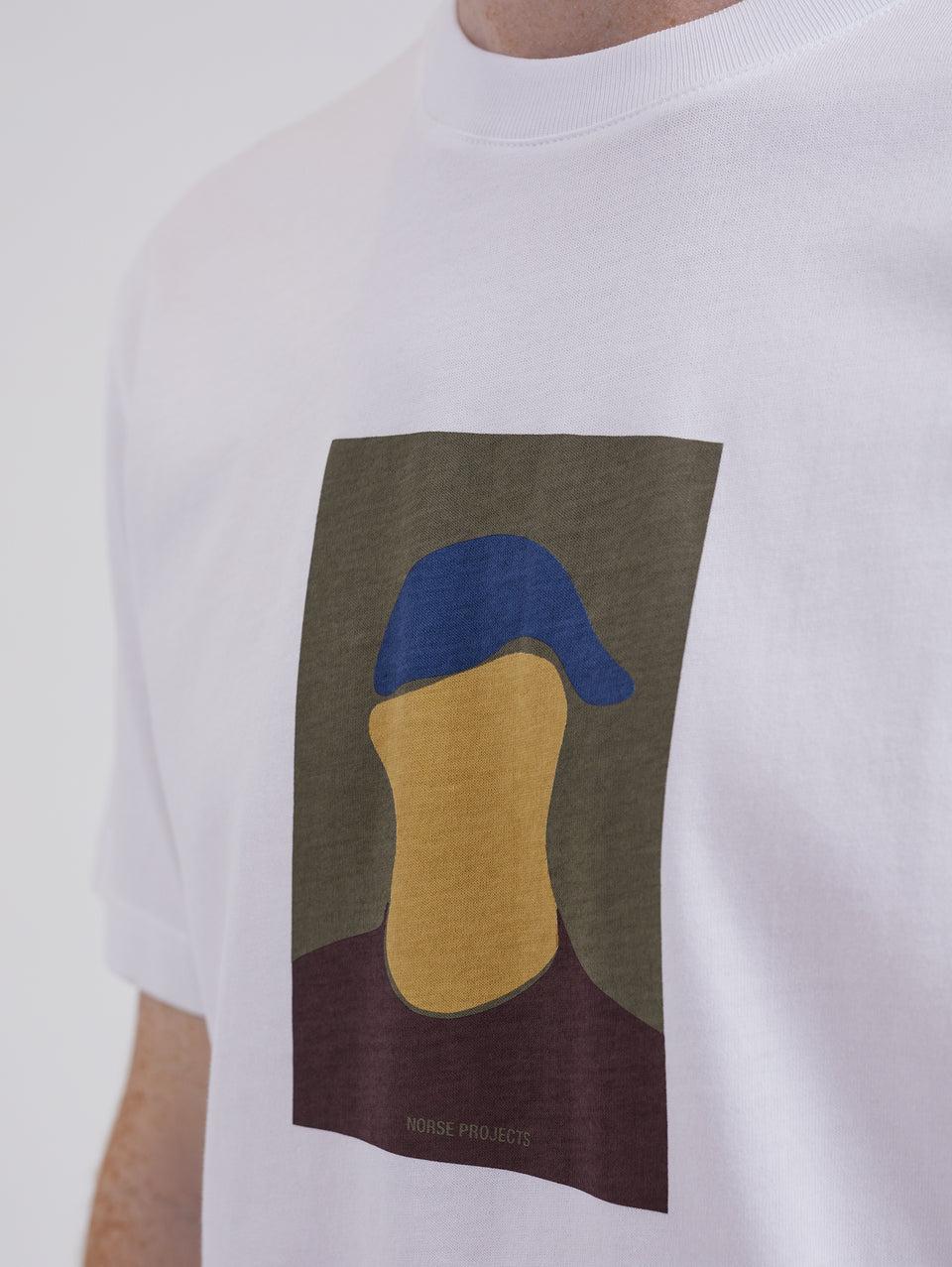 NORSE PROJECTS T-shirt con Stampa Serigrafata Bianco Offerte