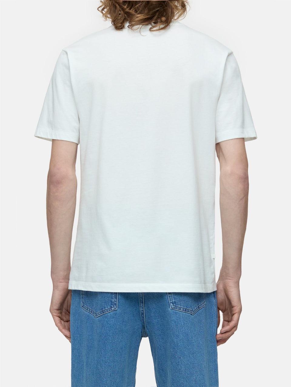 CLOSED T-shirt Girocollo in Jersey Bianco Vendita Calda
