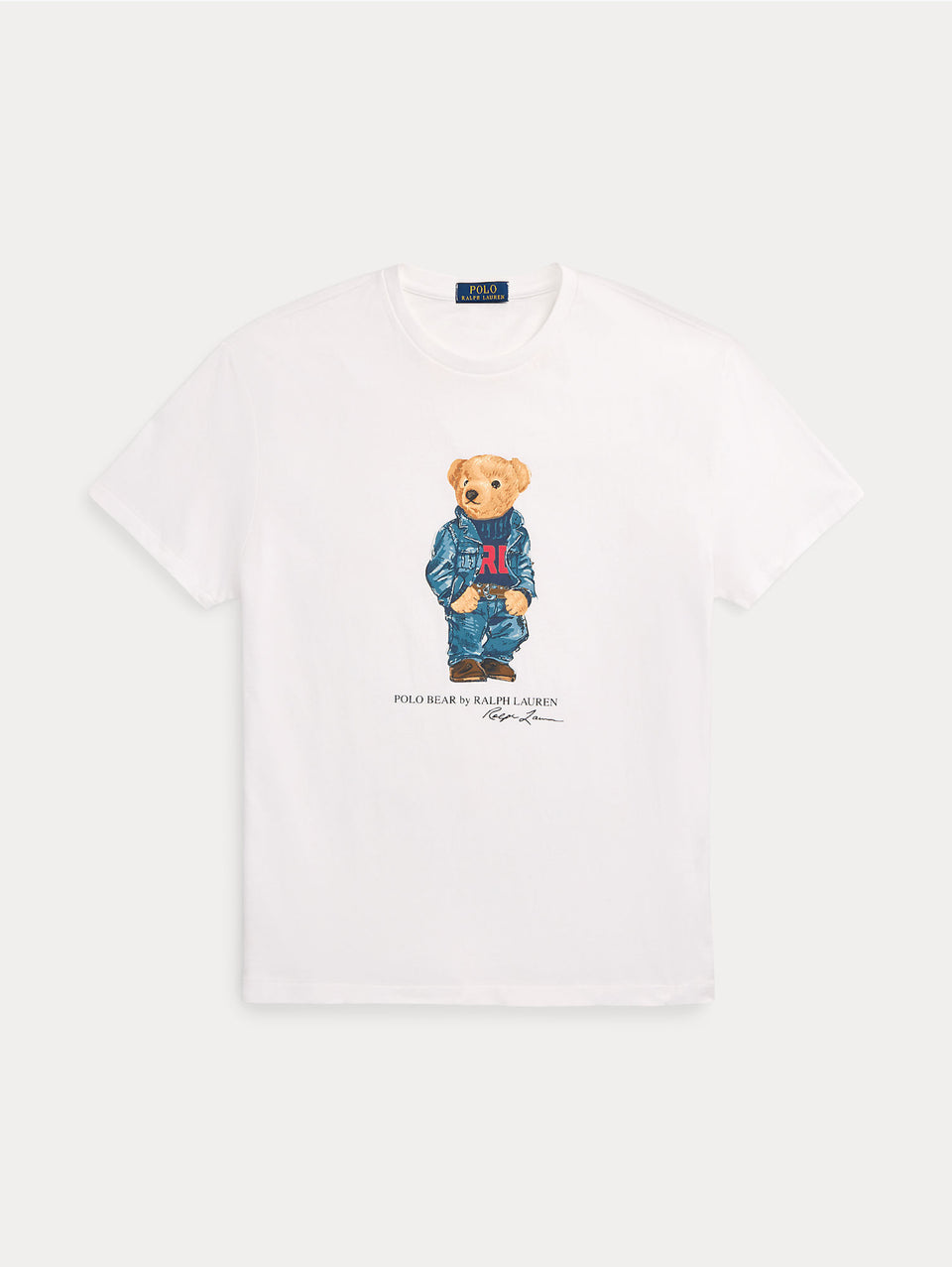 RALPH LAUREN T-shirt Girocollo Polo Bear Bianco I Più Venduti