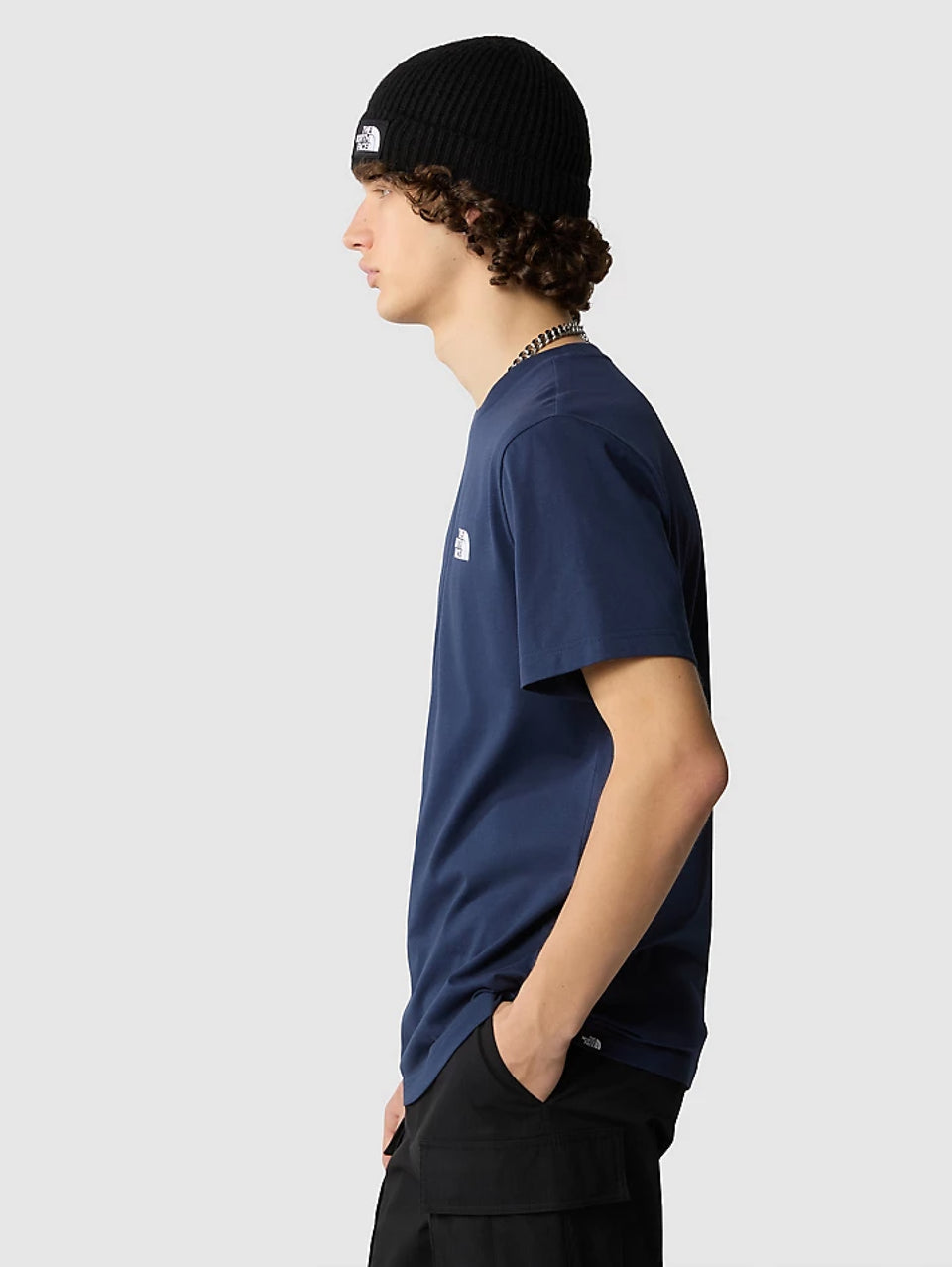 THE NORTH FACE T-shirt Regular Fit con Logo Blu Negozio