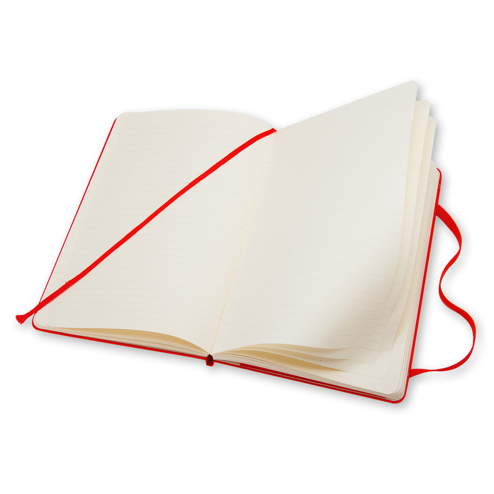 MOLESKINE Taccuino rosso a righe hard - Large QP060R ROSSO 2025