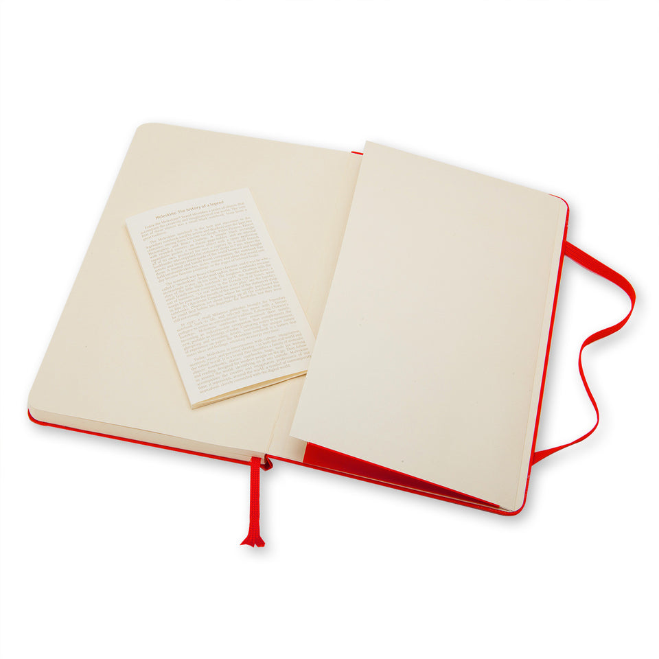MOLESKINE Taccuino rosso a righe hard - Large QP060R ROSSO 2025