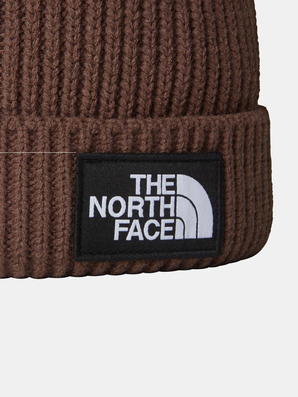 THE NORTH FACE Berretto in Maglia con Logo Frontale Marrone Presa