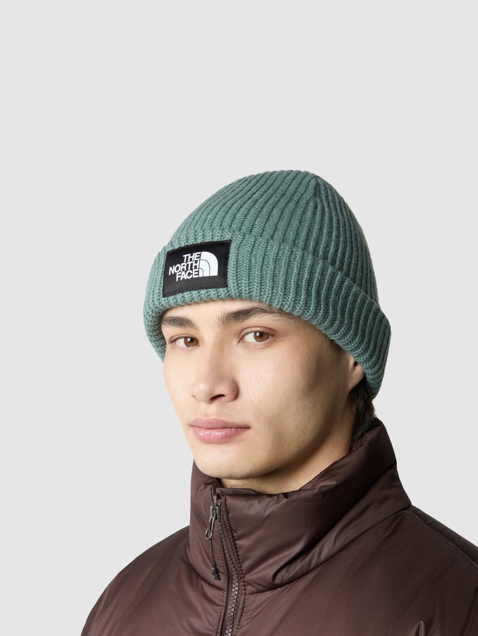 THE NORTH FACE Berretto in Maglia a Coste con Logo Salvia Online