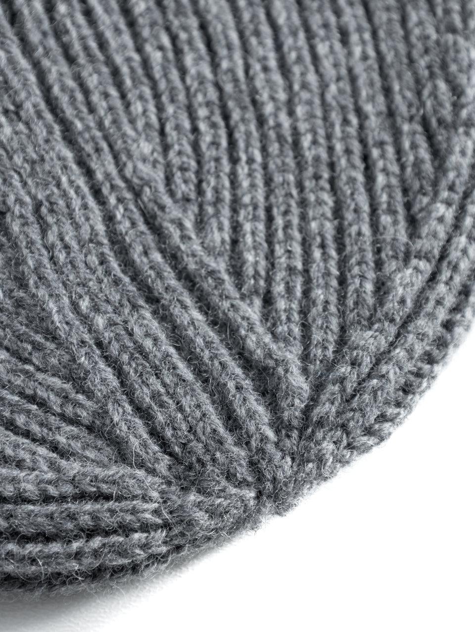 NORSE PROJECTS Berretto in Lana a Coste Grigio Vendita Economica