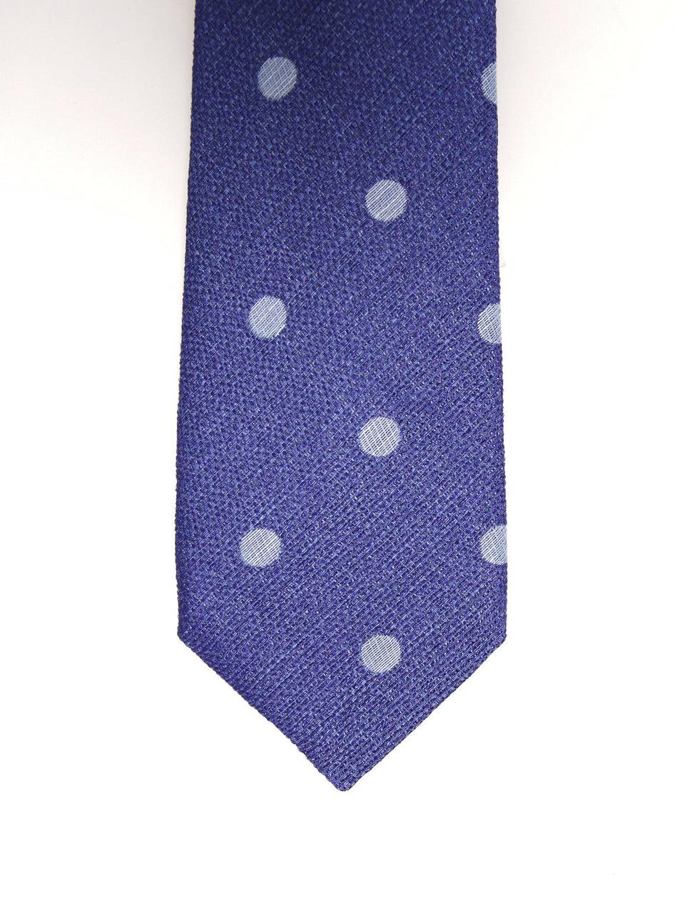PAOLONI Cravatta Pois Bluette Italia
