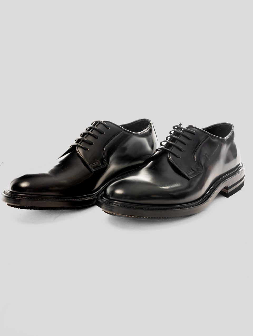FABI Stringata con Suola Frex Goodyear Nero Novità