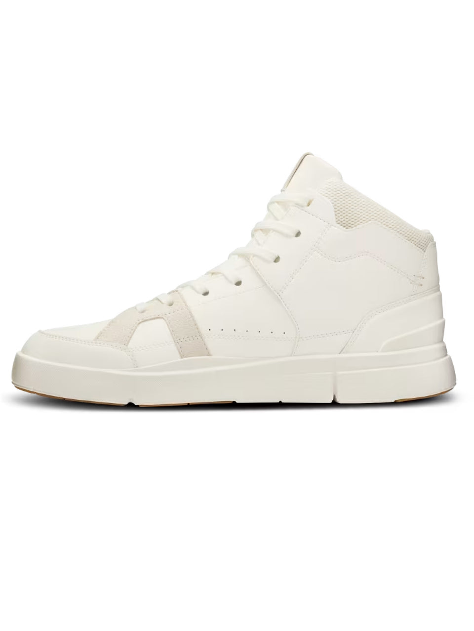 ON RUNNING Sneakers Alte The Rogers Clubhouse Mid Bianco/Sabbia Vendita Calda