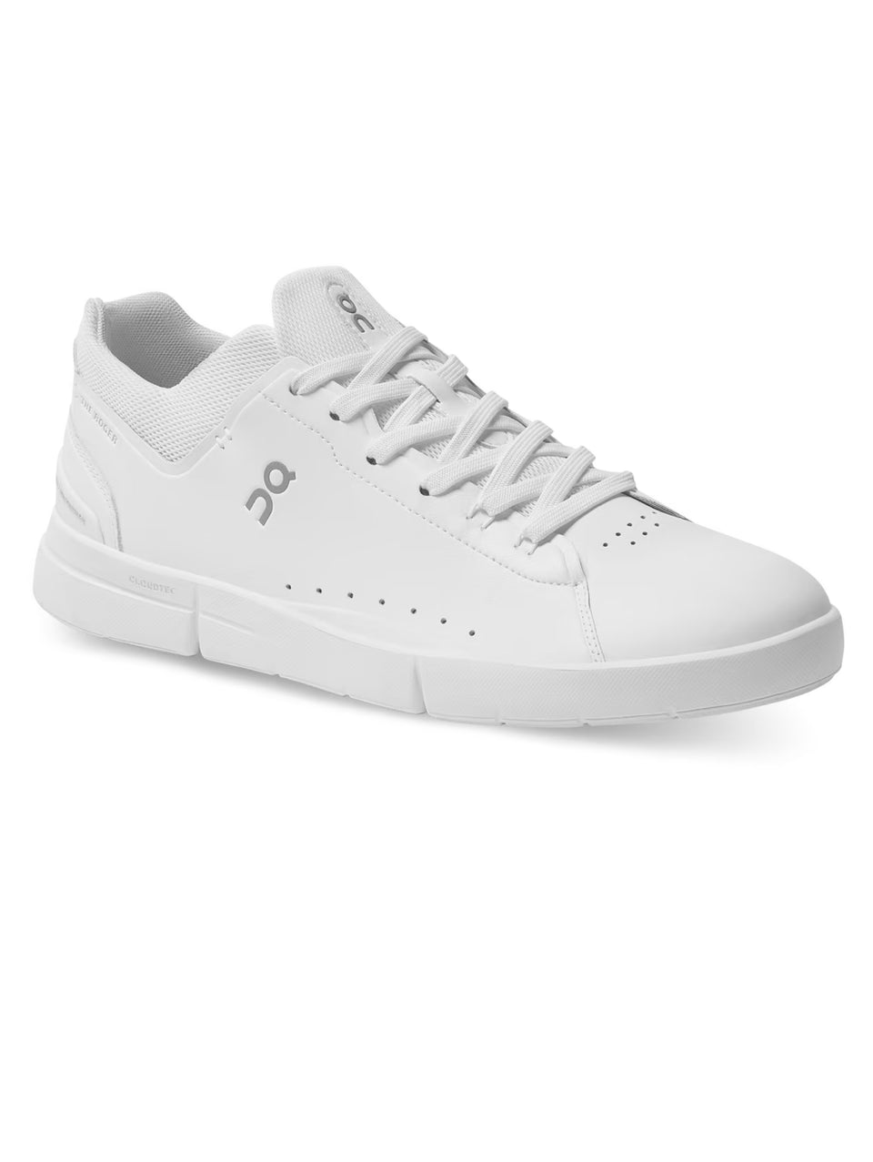 ON RUNNING Sneakers The Rogers Advantage in Pelle Vegana Bianco Vendita Economica
