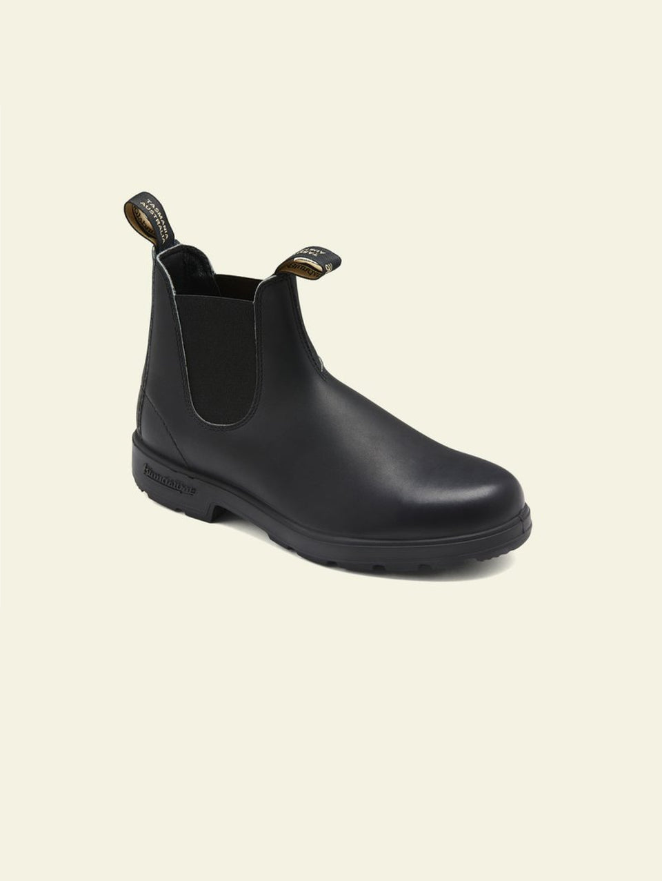 BLUNDSTONE Stivaletti Chelsea in Pelle con Elastici Nero/Nero In Linea