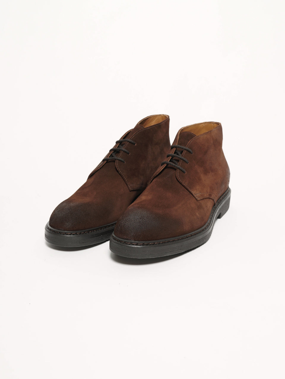 DUCA DI WELLES Stivaletto in pelle oliata Terra di siena bruciato Soddisfazione Garantita