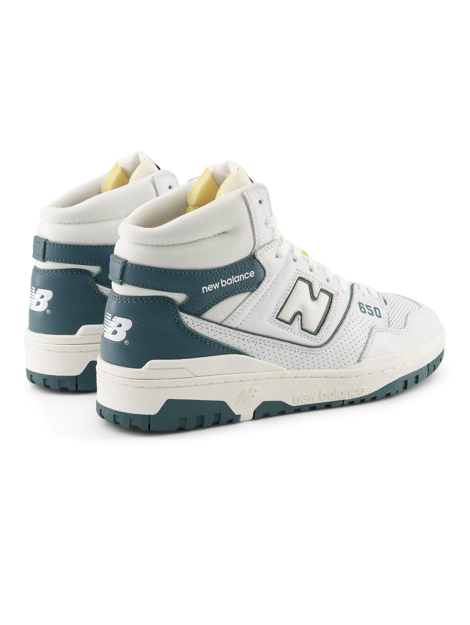 NEW BALANCE Sneakers Alte Retrò 650 Bianco/Petrolio Online