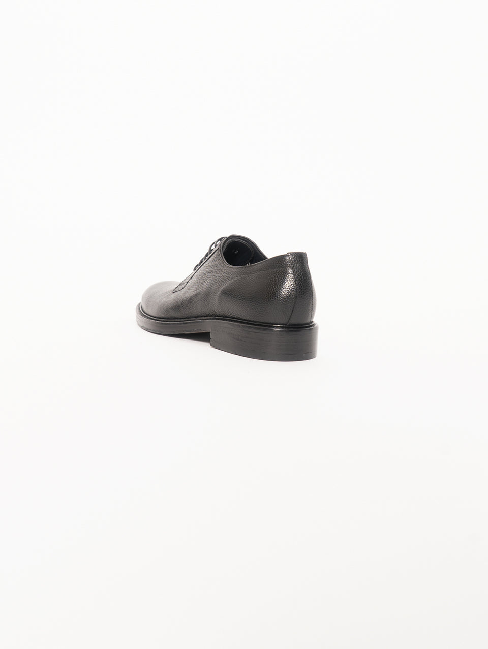 SEBOY'S Derby Classica in Pelle Martellata Nero In Saldo