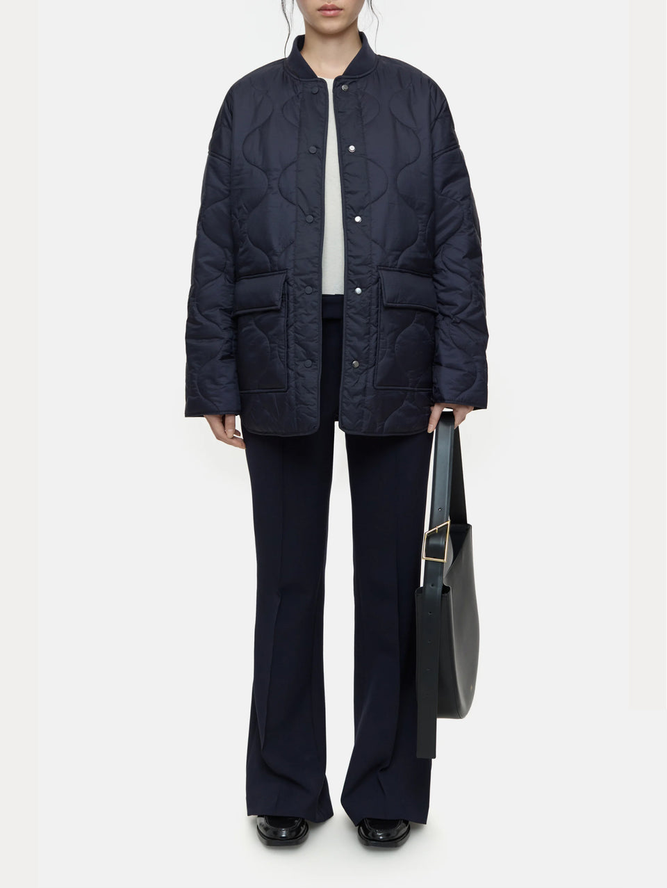CLOSED Giubbotto Trapuntato in Nylon Blu 2025