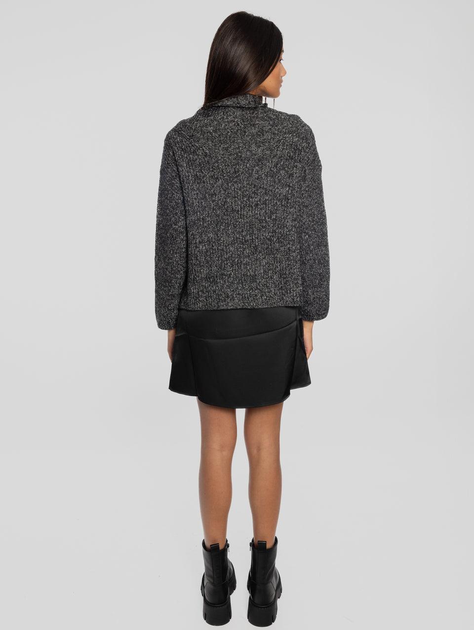 PINKO Abito Sottoveste con Maglia Removibile Nero/Grigio Offerta