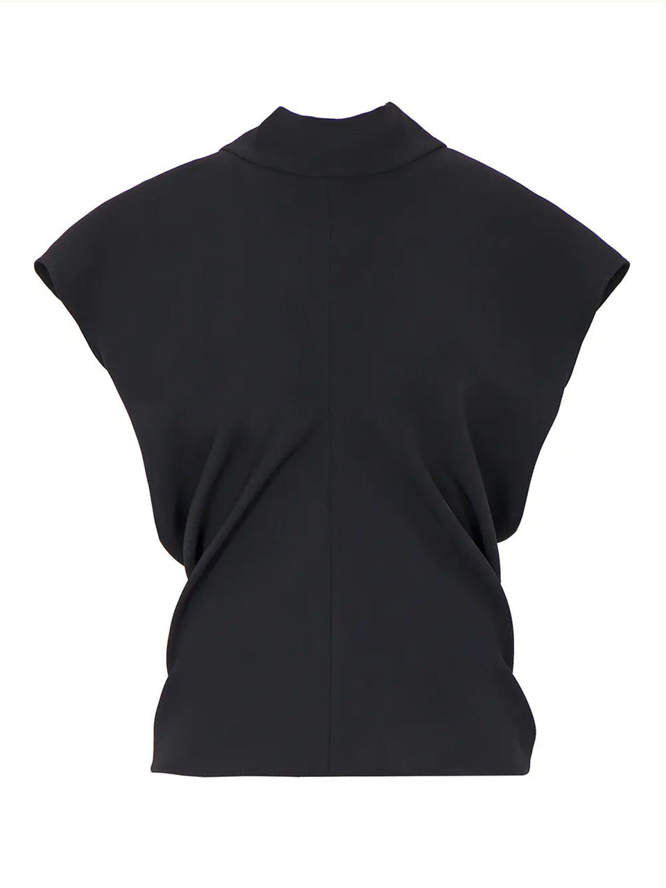 P.A.R.O.S.H. Blusa con Cannello e Fiocco Nero In Saldo
