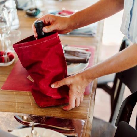 Uashmama Uashmama Wine Bag | Table Decor | Single Bottle – Uashmama UK Vendita