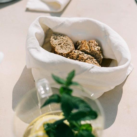 Uashmama Uashmama Linen Bread Bag | Organic Kitchenware – Uashmama UK Negozi Online