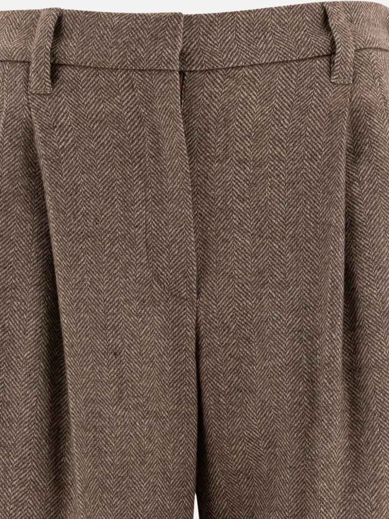 Vietti Brunello Cucinelli Pantaloni "Baggy Sartorial" Qualità