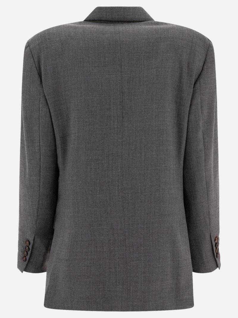 Vietti Brunello Cucinelli Blazer monopetto in misto lana Fino Al -60%