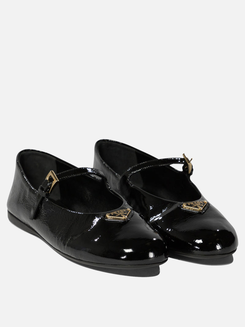 Vietti Prada Ballerine in vernice Sconto