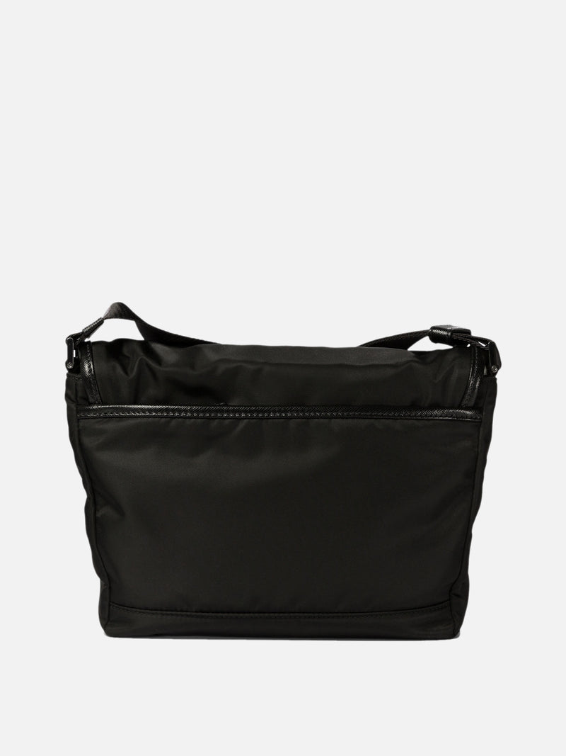 Vietti Prada Borsa a tracolla in Re-Nylon e Saffiano Presa