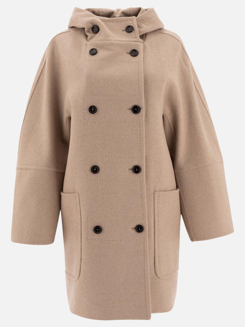 Vietti Max Mara Cappotto doppiopetto in lana e cashmere