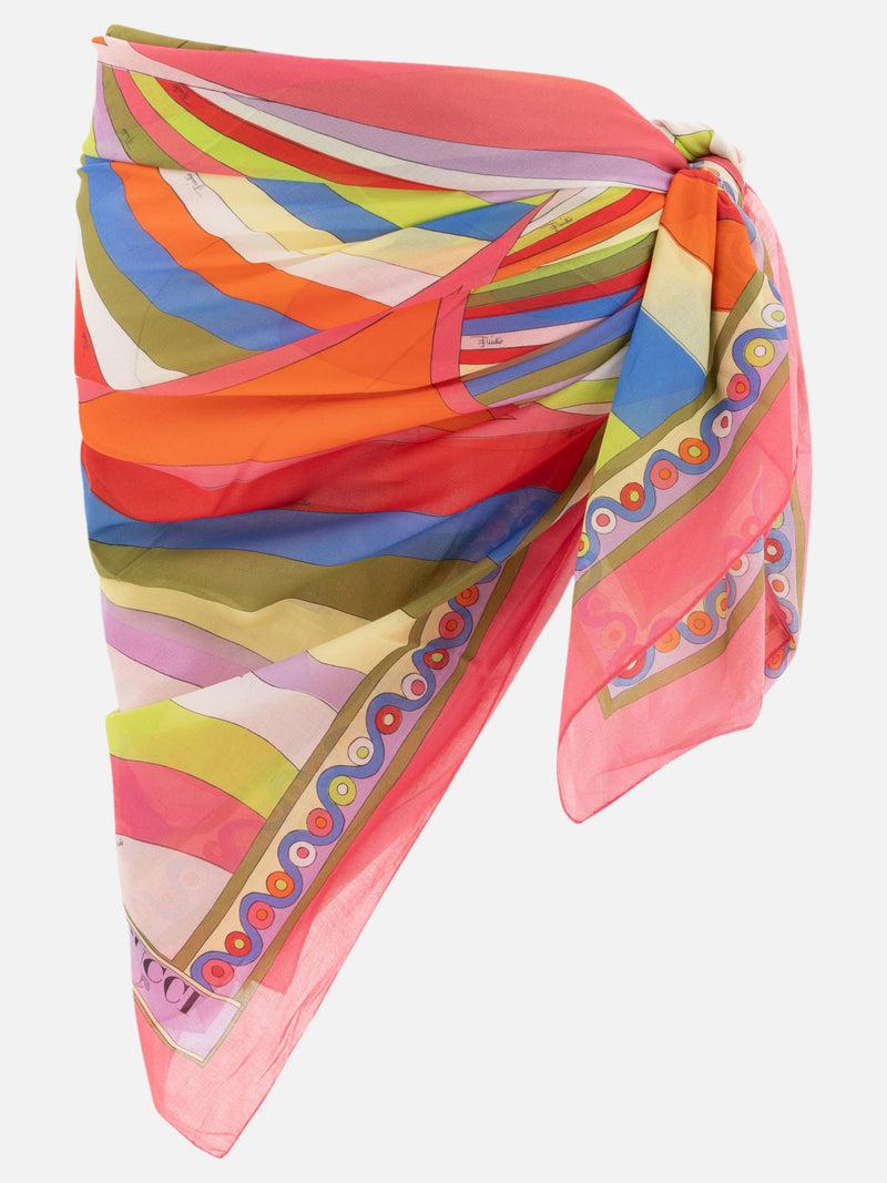 Vietti Pucci Sarong con stampa Iride e Onde Qualità