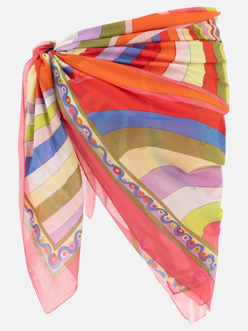 Vietti Pucci Sarong con stampa Iride e Onde Qualità