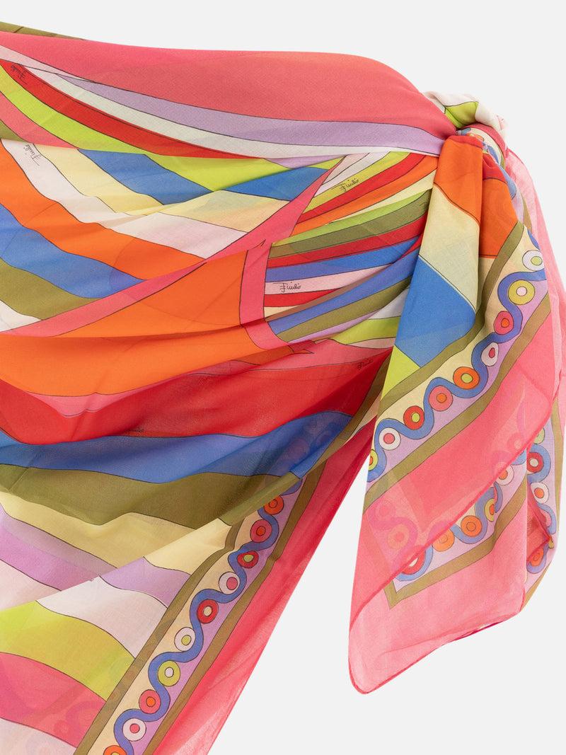 Vietti Pucci Sarong con stampa Iride e Onde Qualità
